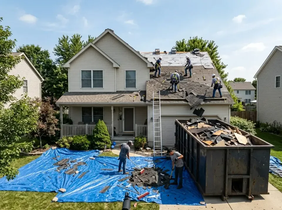 roof-replacement-debris-remova-004 — frequently asked questions, Cheapest Dumpster Rentals in Los Osos, CA